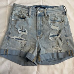 Size 2 Aeropostale light blue shorts in great condition and super comfy!